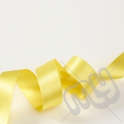 Yellow Double Satin Ribbon 10mm x 20 metres